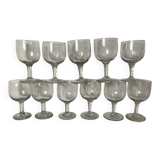 Antique stemmed glasses