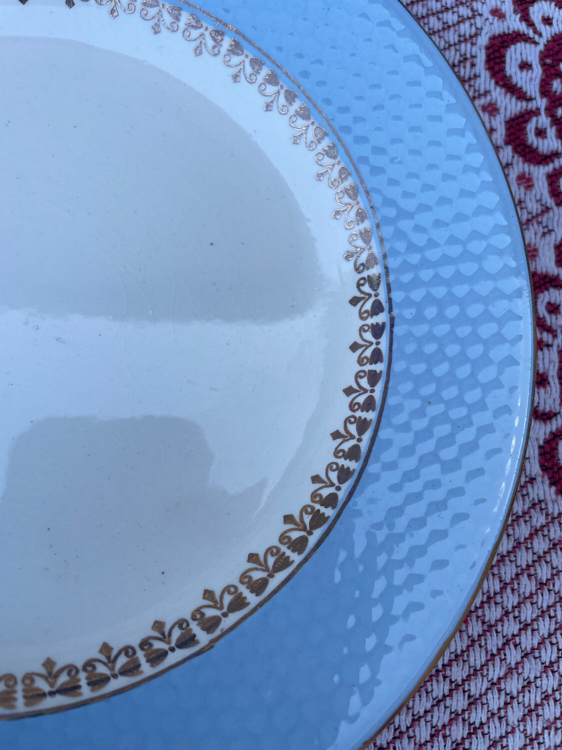 Vintage mismatched plates