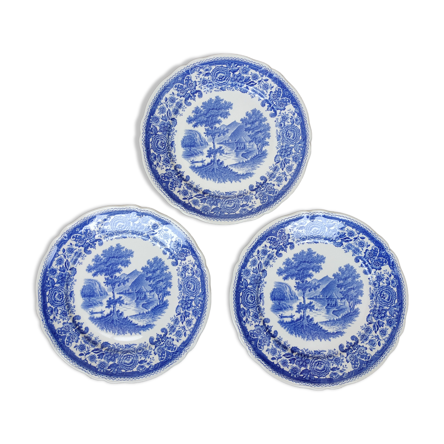 Trio assiettes à dessert