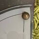 lot of 2 half-moon wall sconces in speckled sage green made in Italy vintage