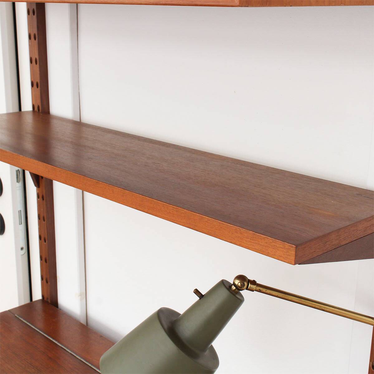 Danish teak wall unit by Poul Cadovius for CADO