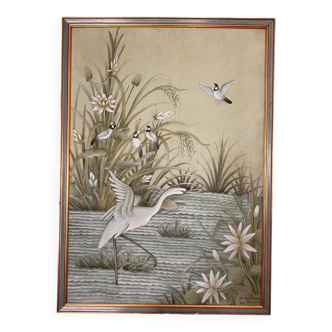 Signed Balinese Painting – Tropical Scene
