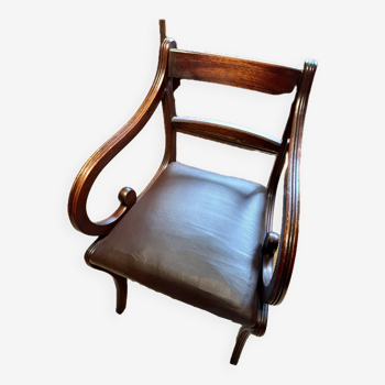 19th century English Victorian style office chair