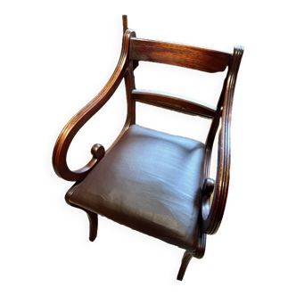19th century English Victorian style office chair