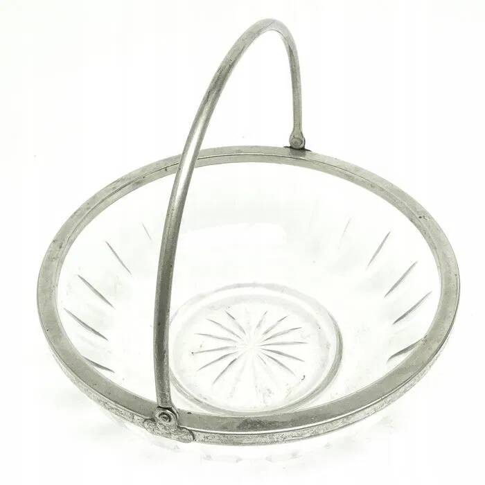 R1w crystal plate art deco viennese cut