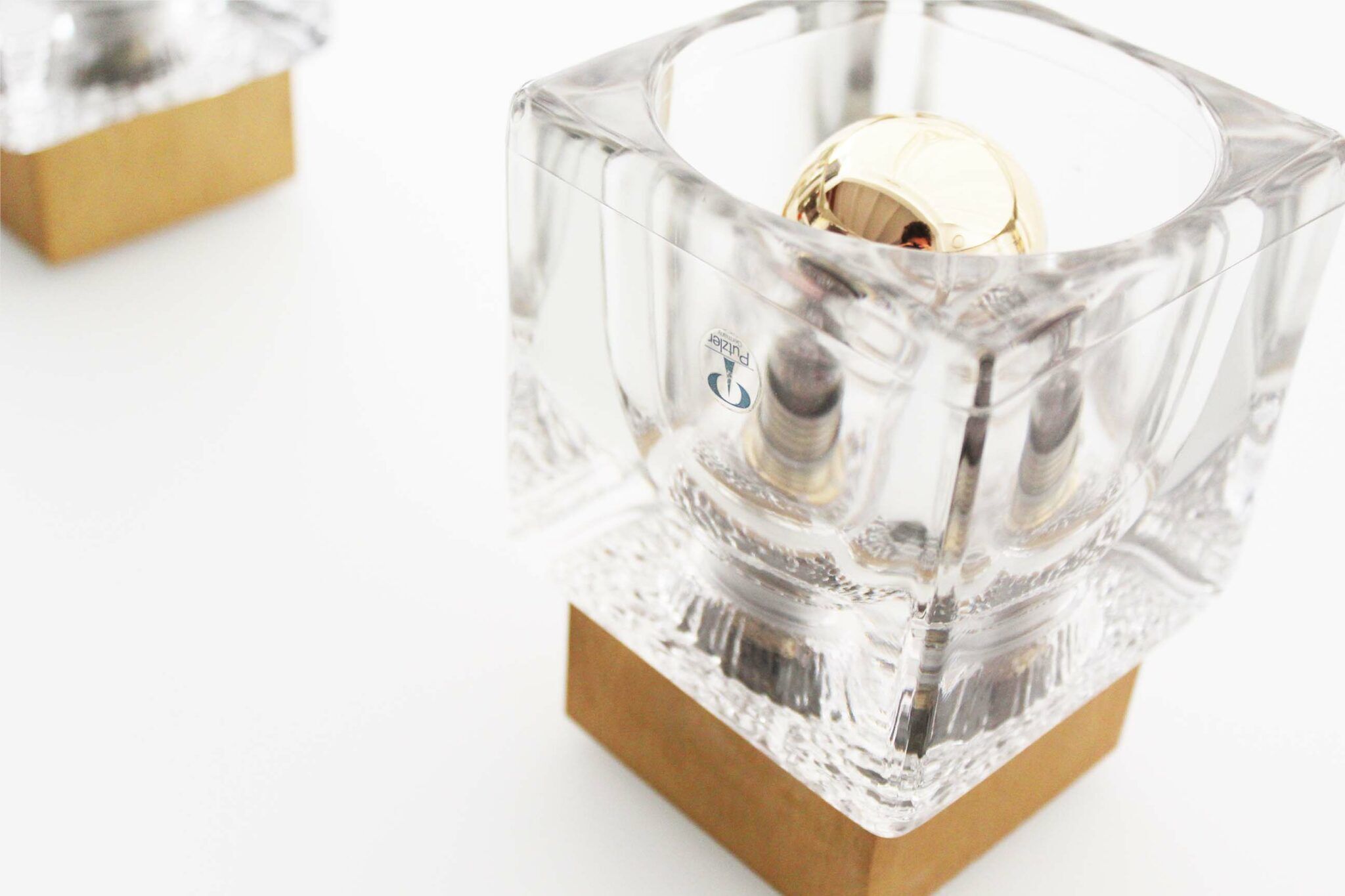 Fantastic set of 2 Sputnik Peill Putzler Wall Sconces