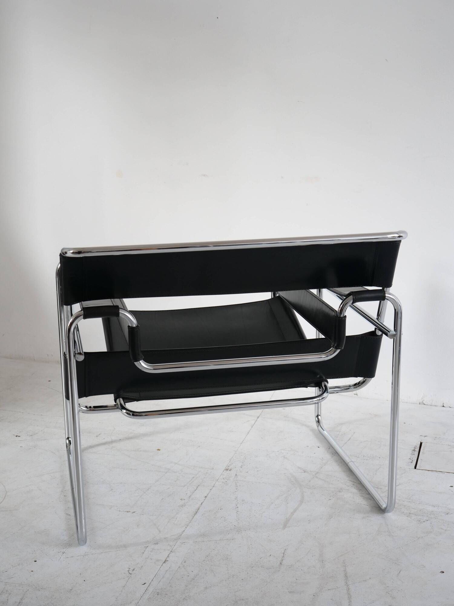 Bauhaus armchair Wassily B3 knoll 1980 by Marcel Breuer