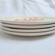 Dessert plates with flowers St Amand