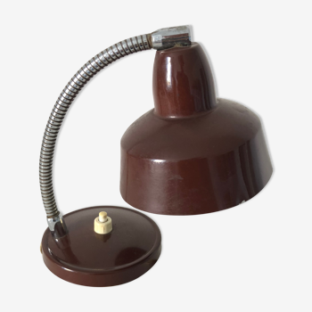 Chocolate bedside lamp 1960