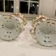 Pair of 19th decorative vases in Paris porcelain