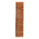 Brunt Orange Turkish Vintage Runner Rug, 85x388Cm