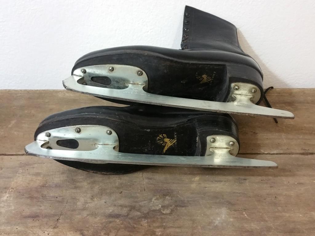 Old pair of ice skates