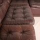 Modular leather sofa