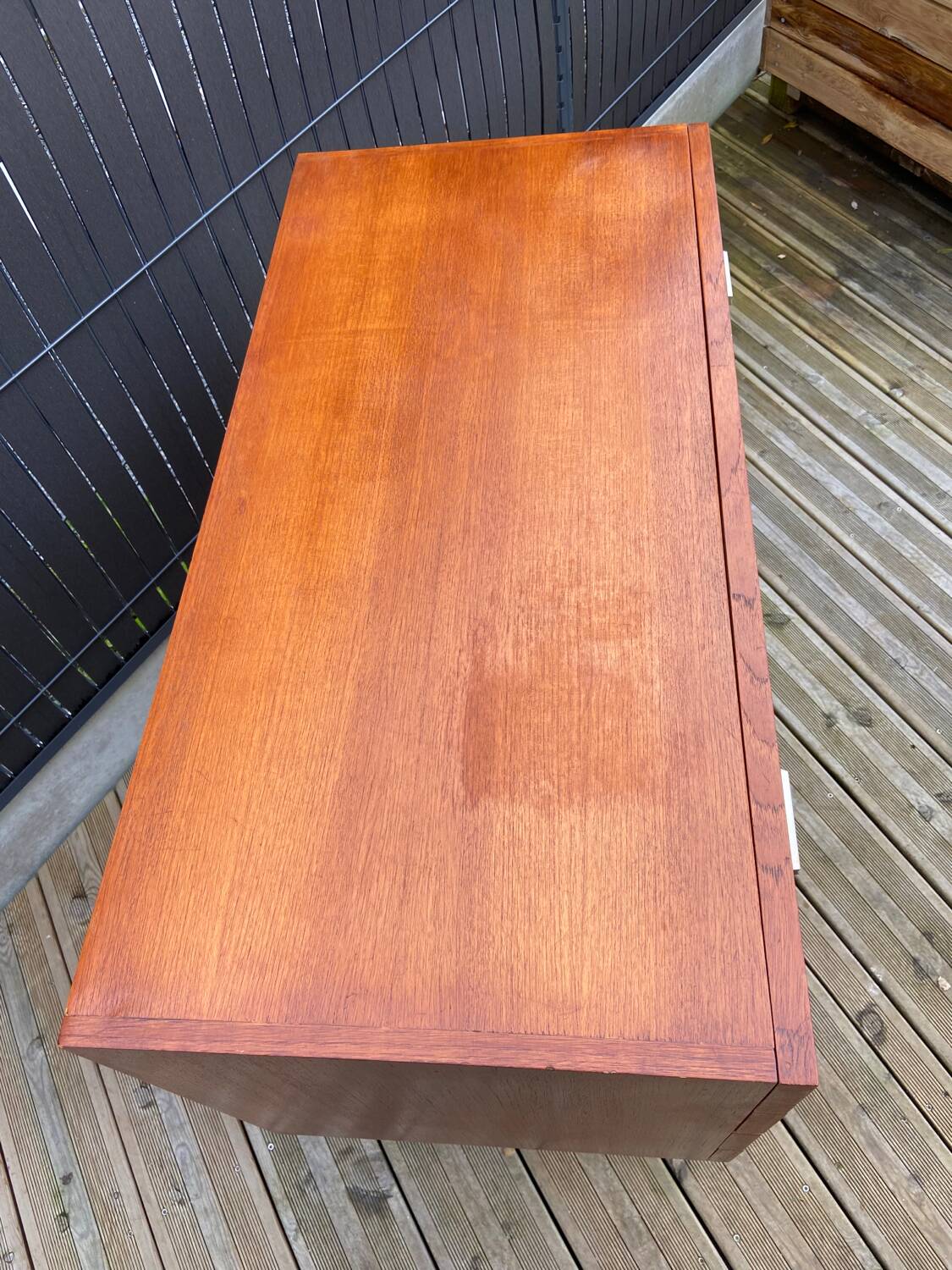 Teak chest of drawers