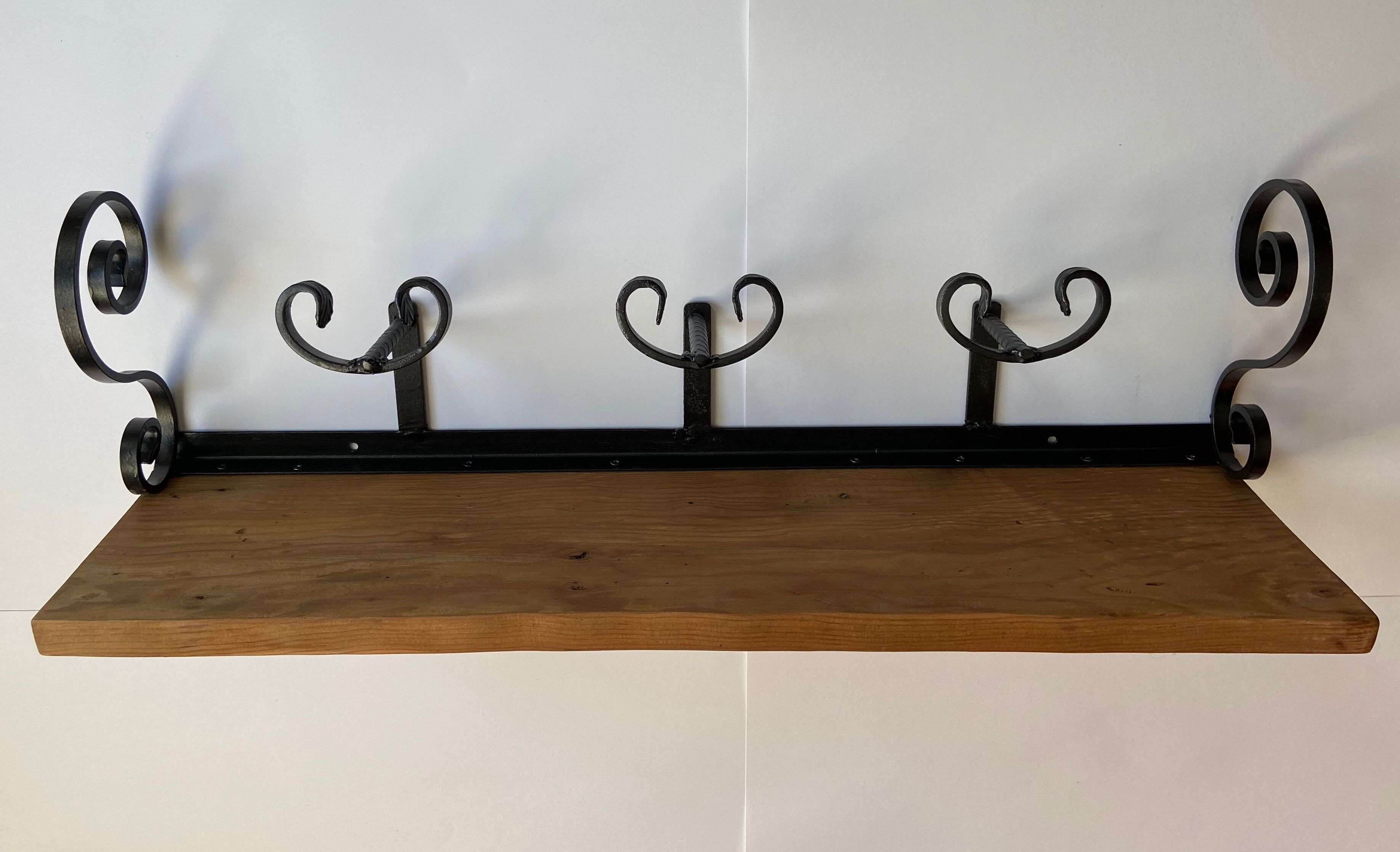 Vintage wall coat rack