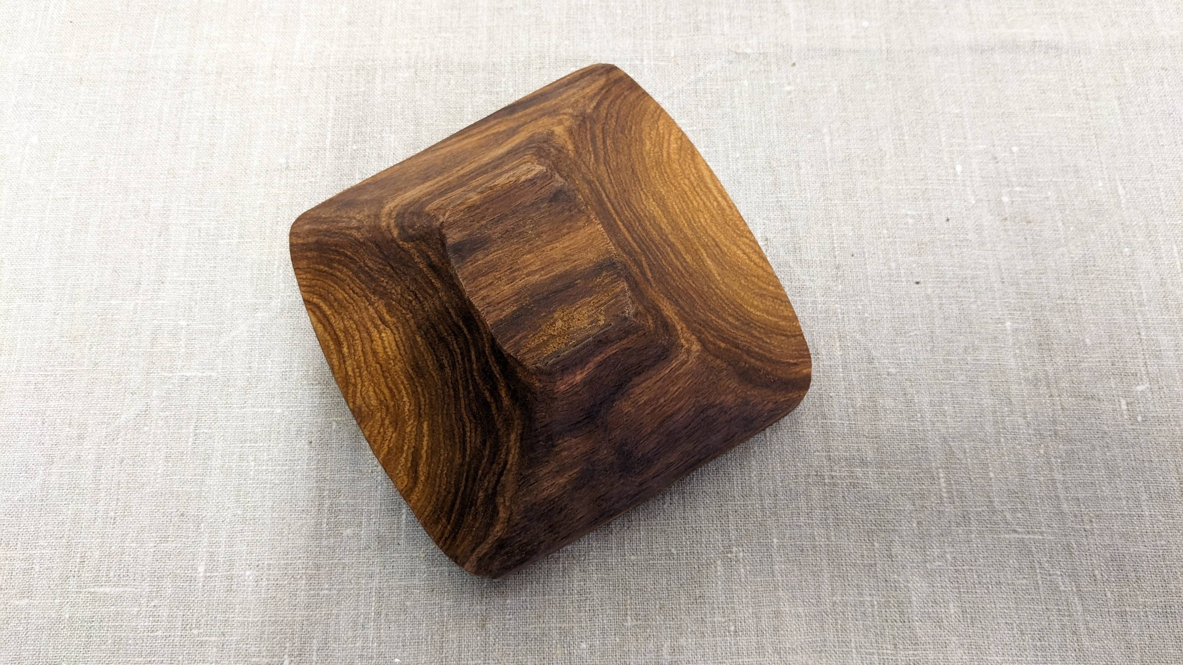 Set of 8 olive wood ramekins from the 50s/60s