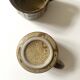 Set of 2 glazed ceramic coffee mugs from around 1970.