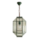 Vintage geometric pendant lamp 50s