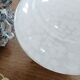 Table lamp globe saucer glass Clichy white