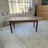 Oval farmhouse table 250cm pine