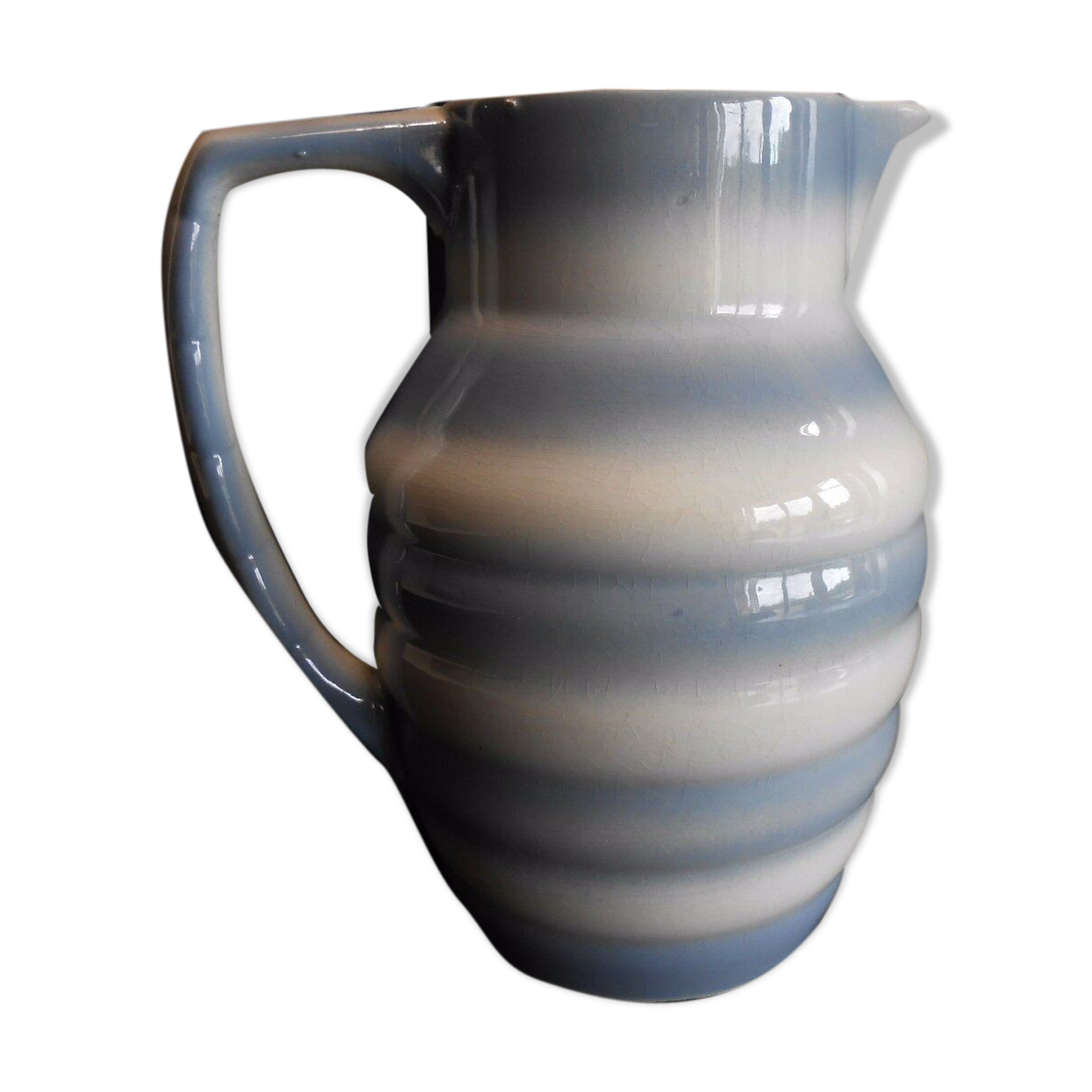 Pichet carafe cannelé années 50/60