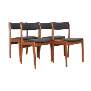 4 chaises en teck danois