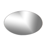 Mirror beveled art deco oval 59cm x 93cm