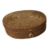 Woven rattan box 1960
