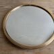 Vintage round gold mirror