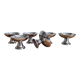 Lot de 6 coupes à glace en inox Guy Degrenne