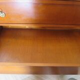 Louis Philippe style chest of drawers in cherry wood