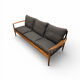 Three-seater sofa by Grete Jalk for France & Søn.