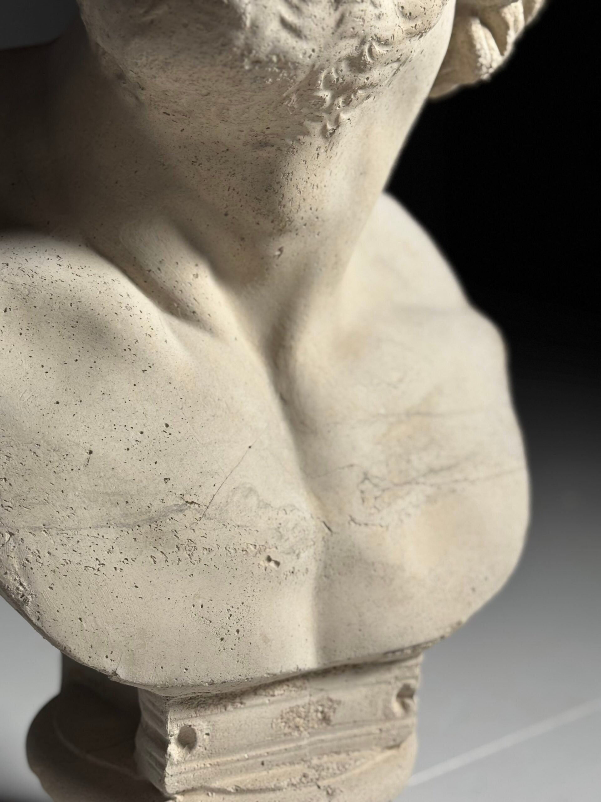 Concrete bust companion of Odysseus