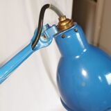 RAVEL articulated lamp, model 205 blue, Bernard Albin Gras, Clamart, France, 1932