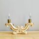 Ceramic candlestick lamp