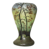 Diabolo vase art nouveau legras – h 23cm