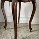 Bedside table / bedside table in veneered wood, molded and carved with foliage Louis XV style