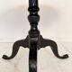 Carved vintage tripod side table, 1940s