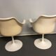 Pair of Tulip swivel chairs by Eero Saarinen for Knoll International, 1960s.