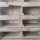 Painted wooden shelf