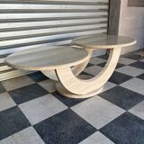 Table basse italienne en travertin