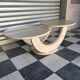 Italian travertine coffee table