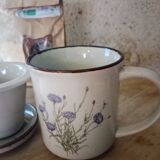 Vintage tea or herbal tea cup