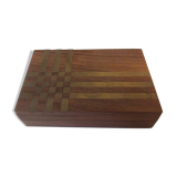 Boîte bois laiton