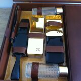 Vintage faux leather suitcase