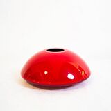 White and red glass vase by Walter Gropius for Rosenthal, 1969