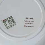 Set of 10 Salins Caravelle dessert plates