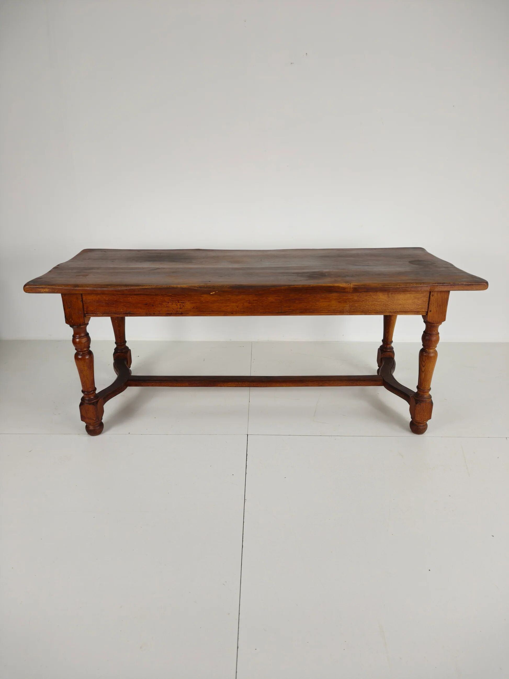French antique oak farmhouse table – 20th century