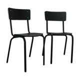 Pair of re-visited old school chairs