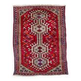 Tapis oriental en laine épaisse 112 × 144 cm